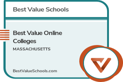 Best Value Online Colleges in Massachusetts badge